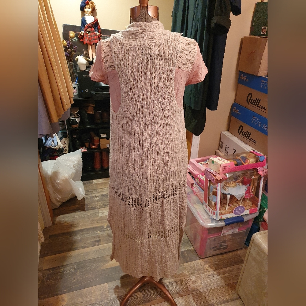 💜 Long cardigan vest Beth Dutton Yellowstone halloween costume accessory - Picture 5 of 6